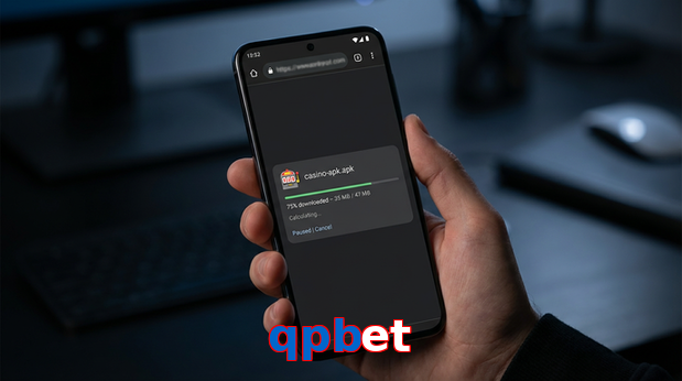 Main screen of Qpbet apk page for PK players